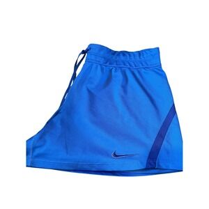 Nike Dri-FIT Athletic Running Shorts Women's Medium Blue Training Gym